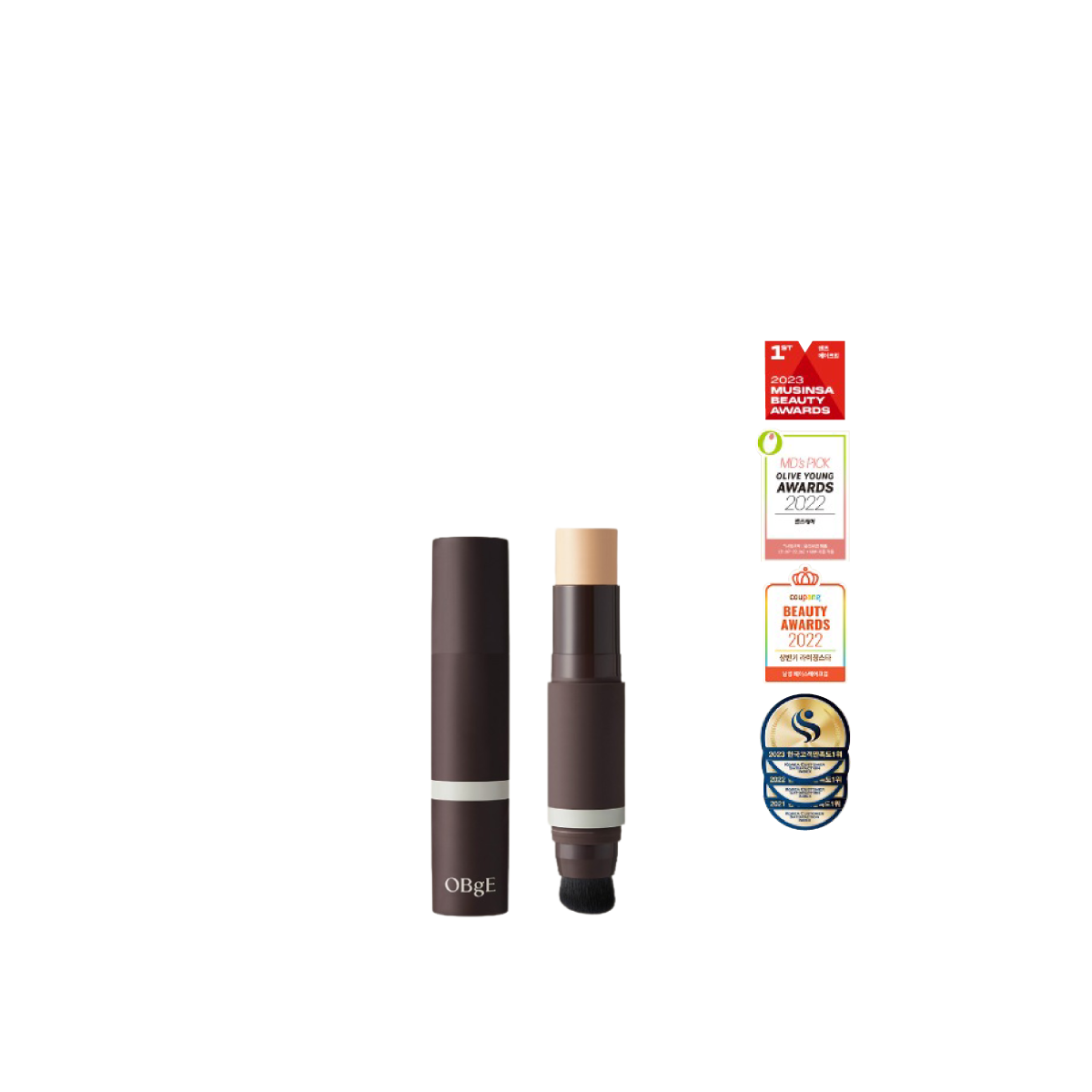 Obge 自然遮瑕男士粉底棒 01#IVORY