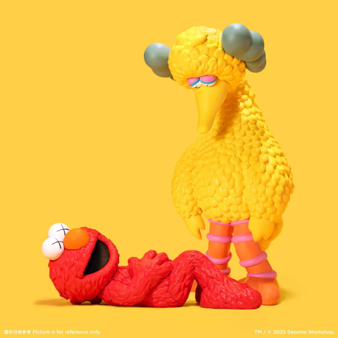 KAWS & SESAME STREET (Set of 2 - Elmo and Big Bird)
