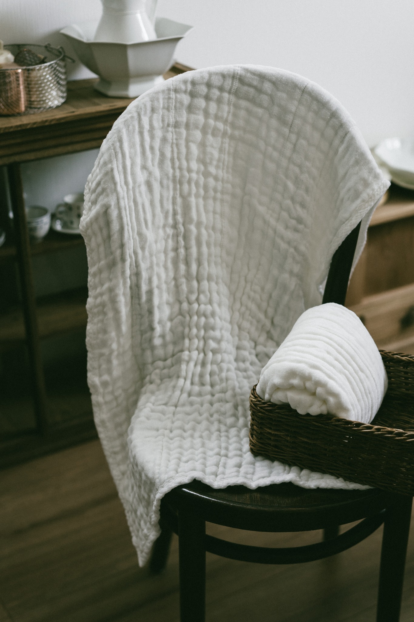 日本奈良老舖「白雪ふきん」角鯊烯保濕耐洗滌柔軟浴巾