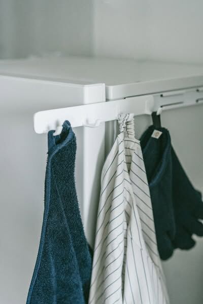 COGIT冷藏庫／洗衣機側邊空間活用磁吸滑軌4連掛鉤