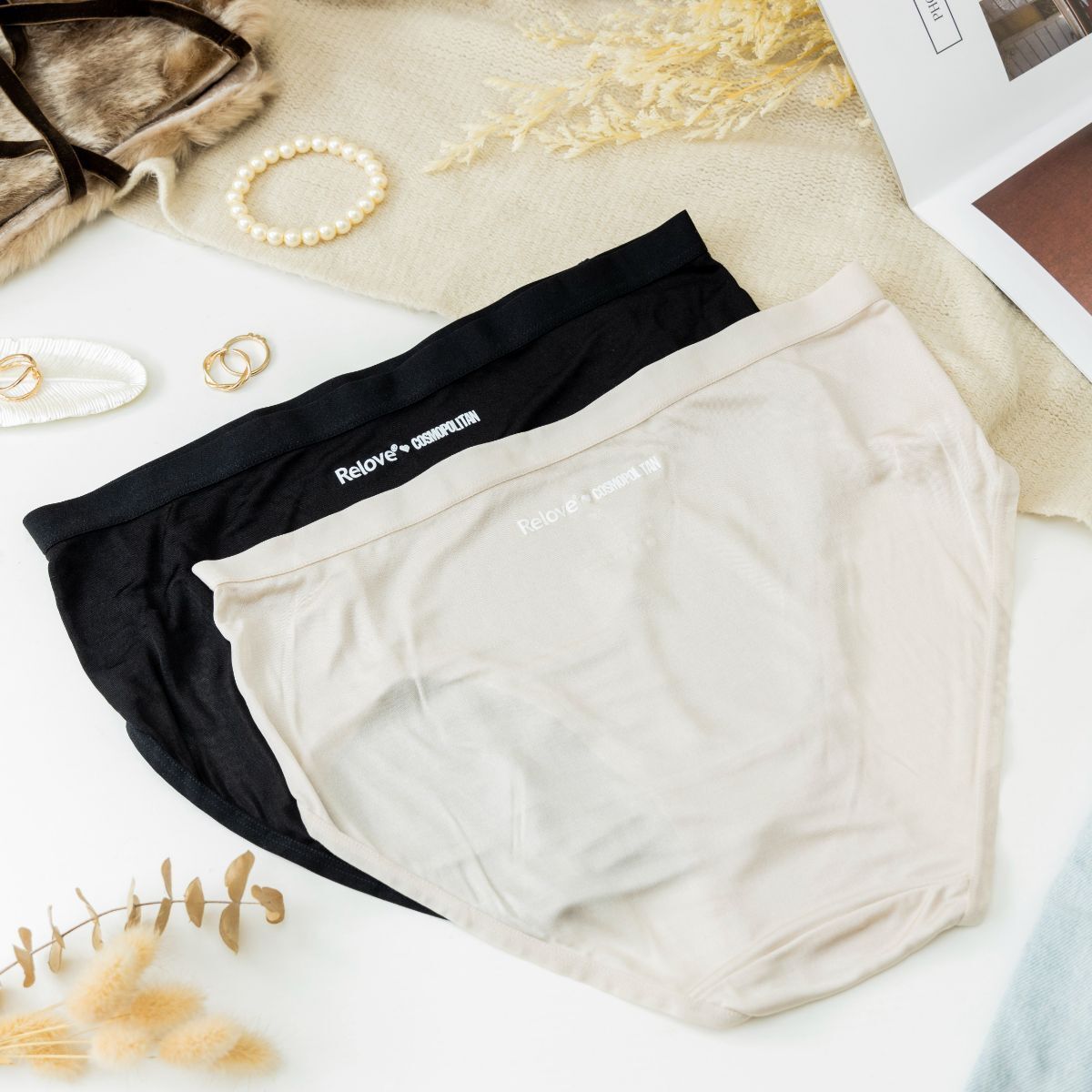 Relove 純桑蠶絲內褲