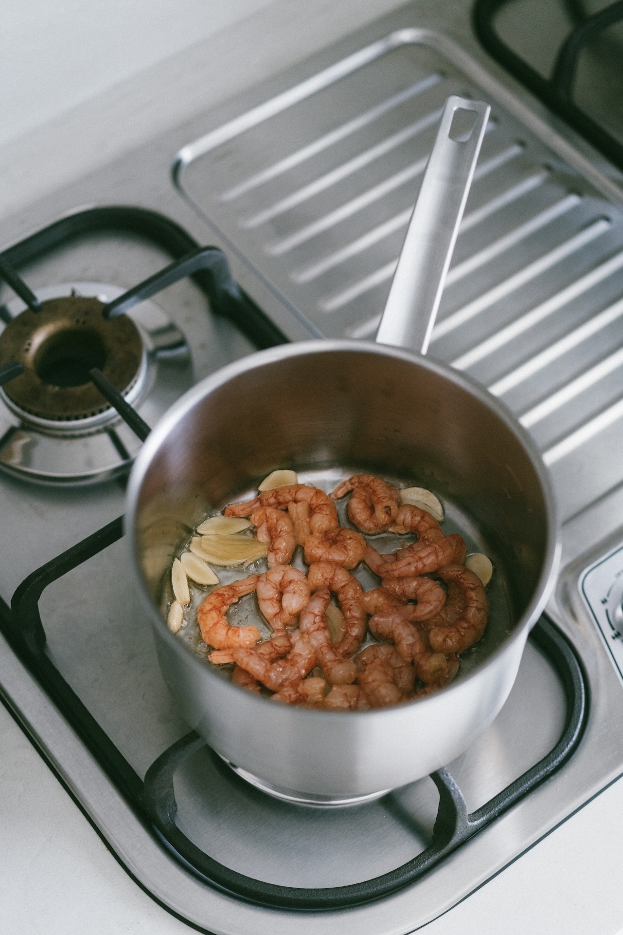 日本製耐腐蝕性19-0不鏽鋼業務用輕量厚底單柄鍋 （含蓋）