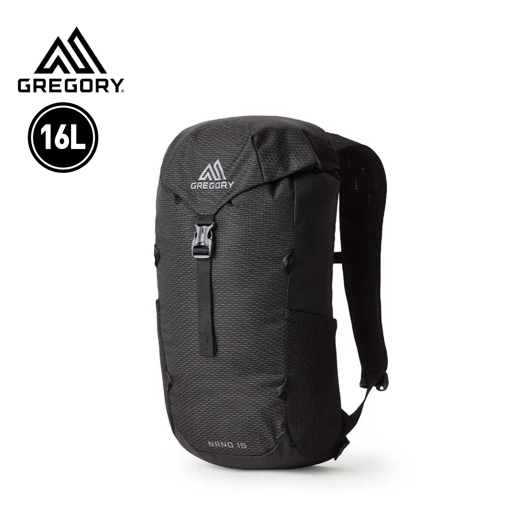 GREGORY 美國 NANO 多功能背包 16L (曜石黑) 71GR11497