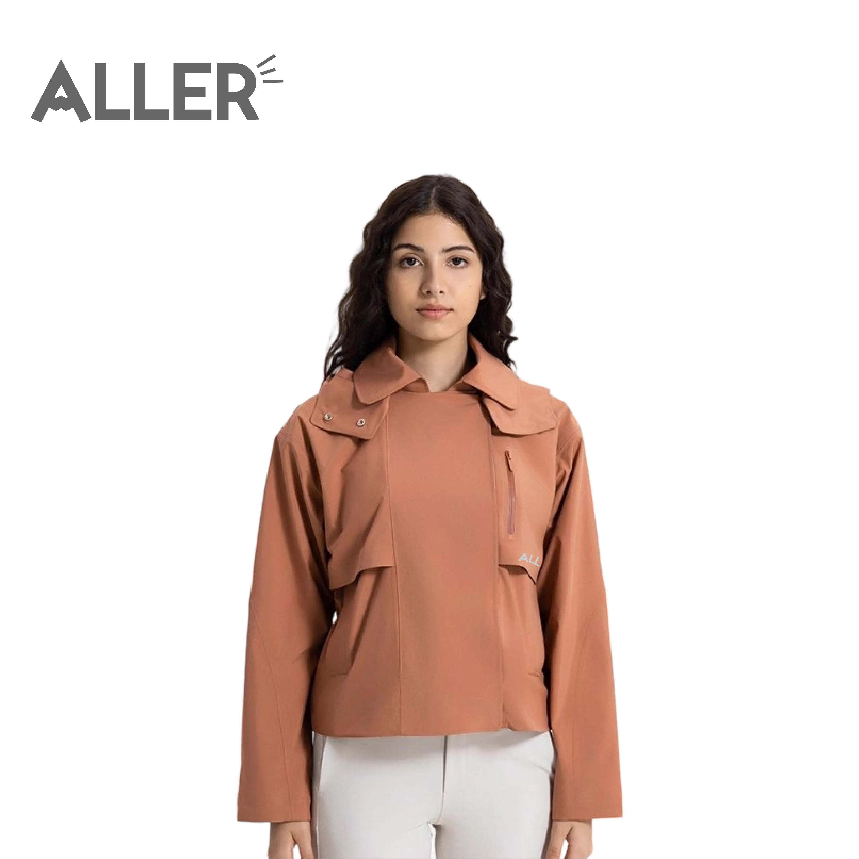 ALLER 防風防水短版外套 女款 (2色) 05ALAW039