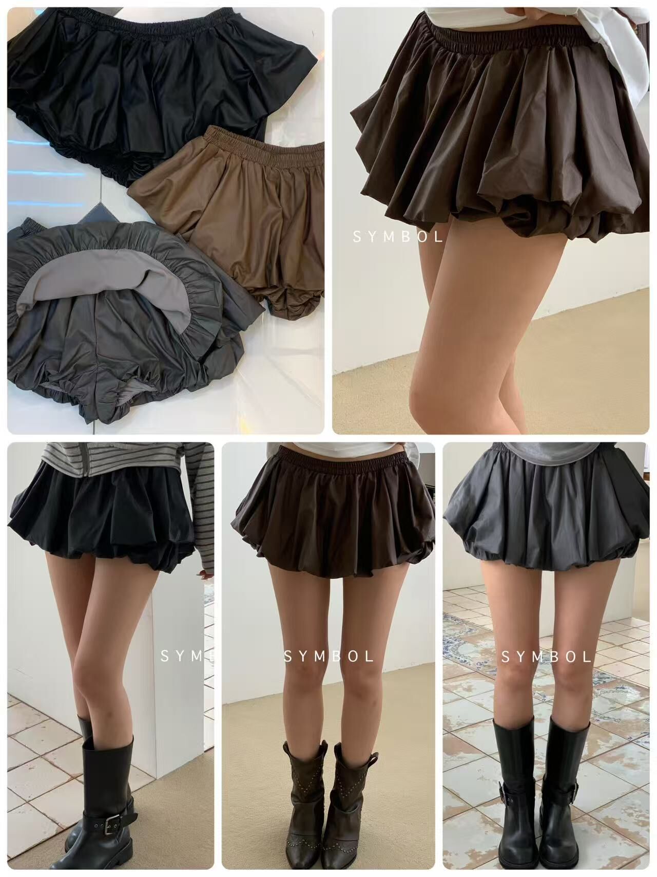 🥰K3592  ▶️燈籠短褲 👉B:cm L:cm
