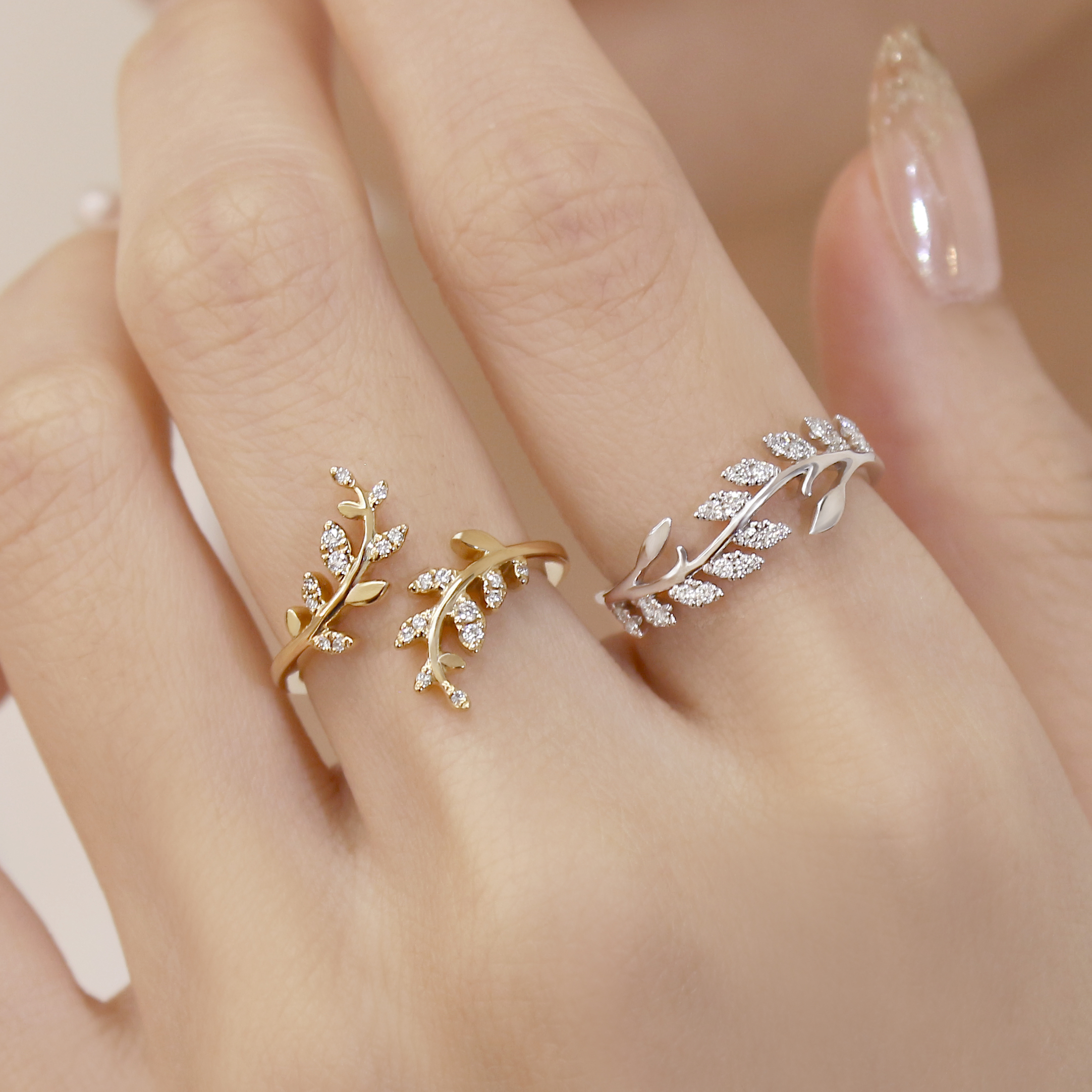 Laurel 月桂女神戒指