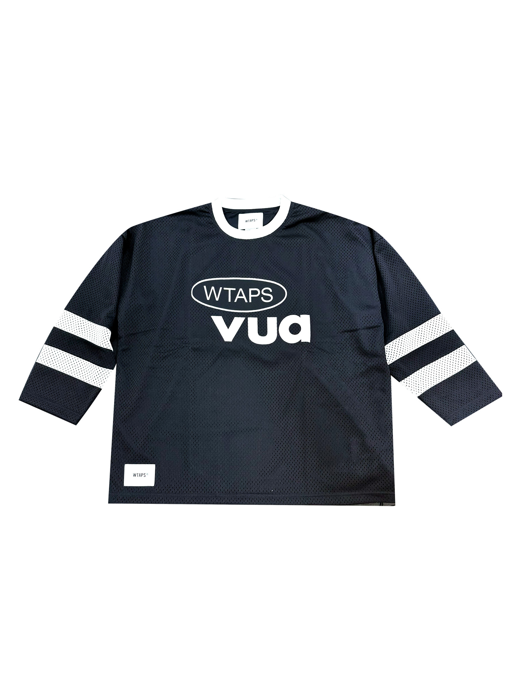 Wtaps Netminder / LS / Poly 黑/白 冰球衫 252ATDT-CSM21