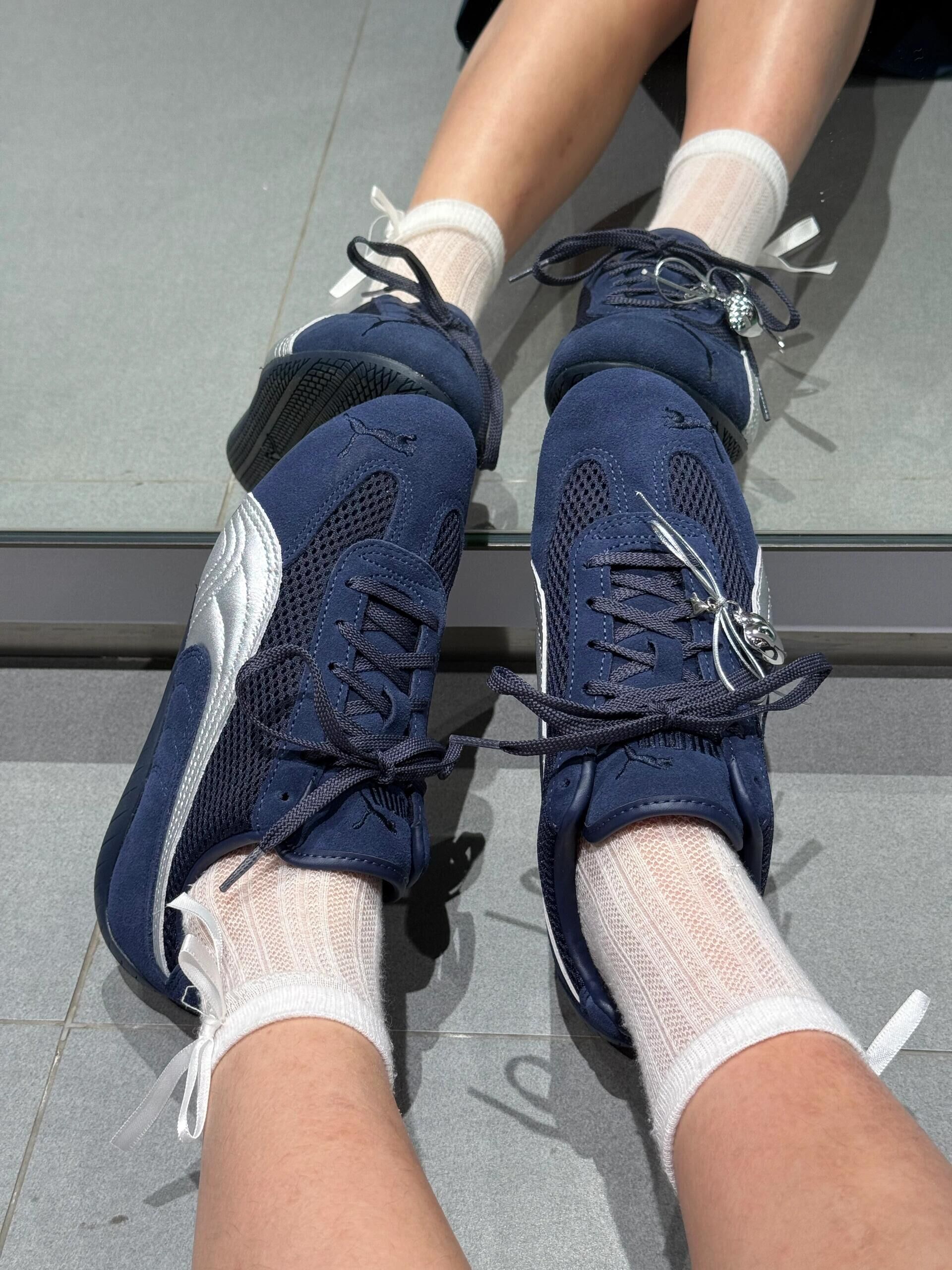 Puma Speedcat 賽車鞋 海軍藍 藏藍銀 深藍 網面 麂皮 403902-05/預購