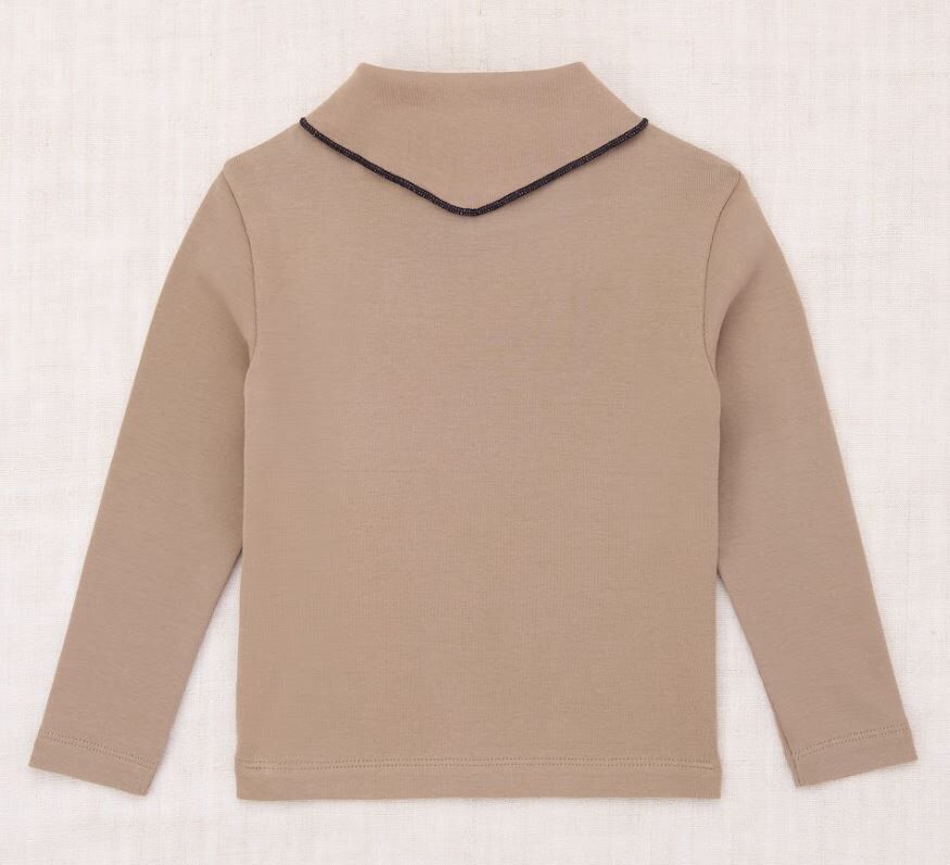 Misha & Puff 滾邊領結長袖上衣 Scout Top - Brut