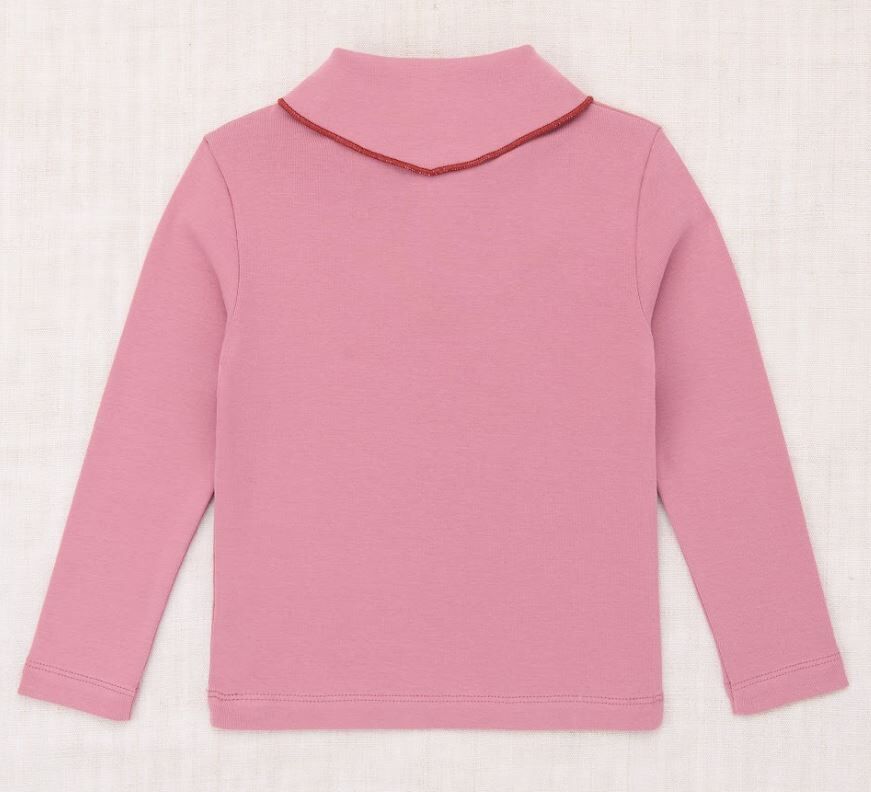 Misha & Puff 滾邊領結長袖上衣 Scout Top - Antique Rose