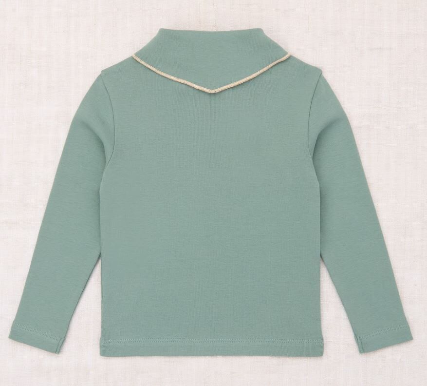 Misha & Puff 滾邊領結長袖上衣 Scout Top - Sage