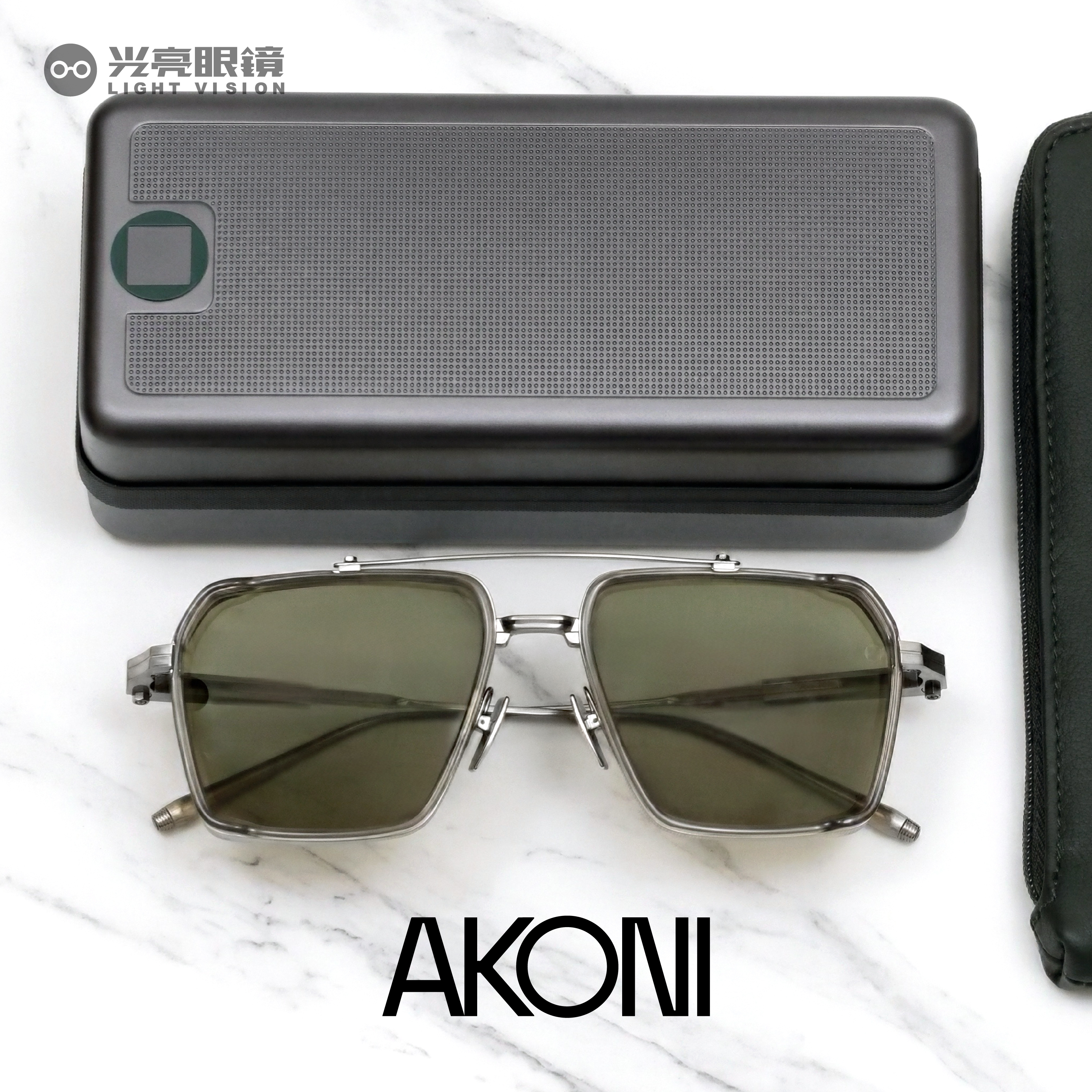 AKONI - AKS 510D／Brushed Black Palladium