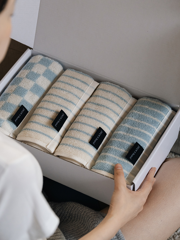 DEAREAL｜ 韓國製抗菌毛巾4條裝 Face & body towel 4pcs｜10色