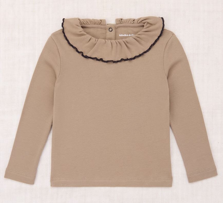 Misha & Puff 荷葉領長袖上衣 Paloma Top - Brut