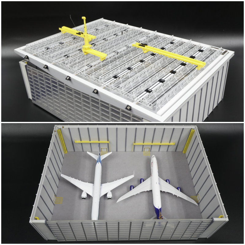 JC wings 1/400 飛機庫 配備高架對接系統