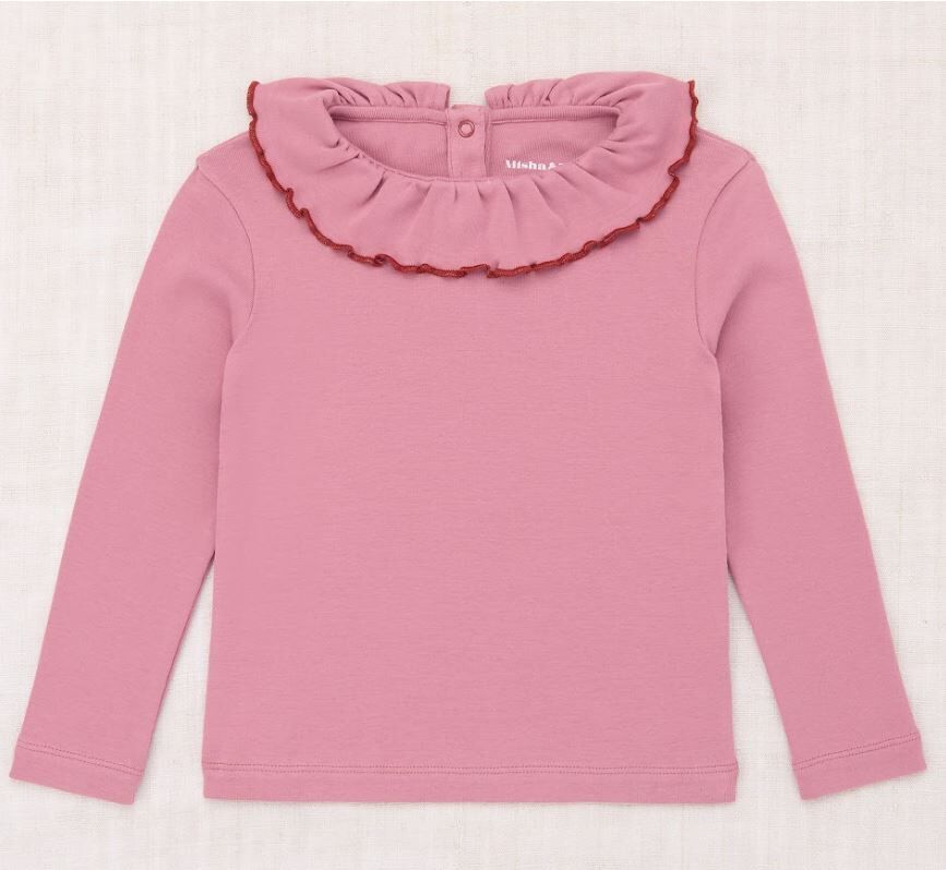 Misha & Puff 荷葉領長袖上衣 Paloma Top - Antique Rose