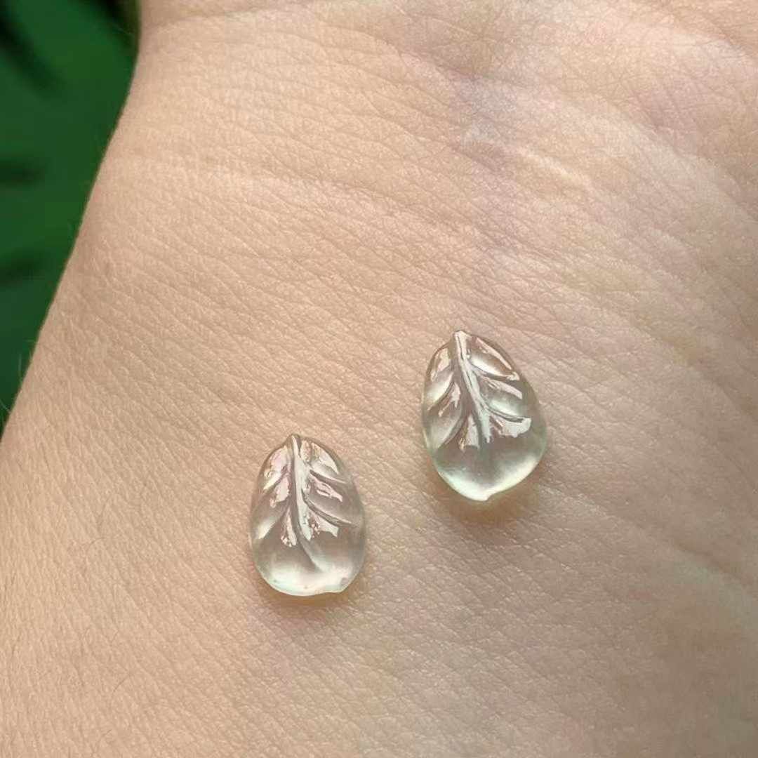 923358 翡翠冰種葉子