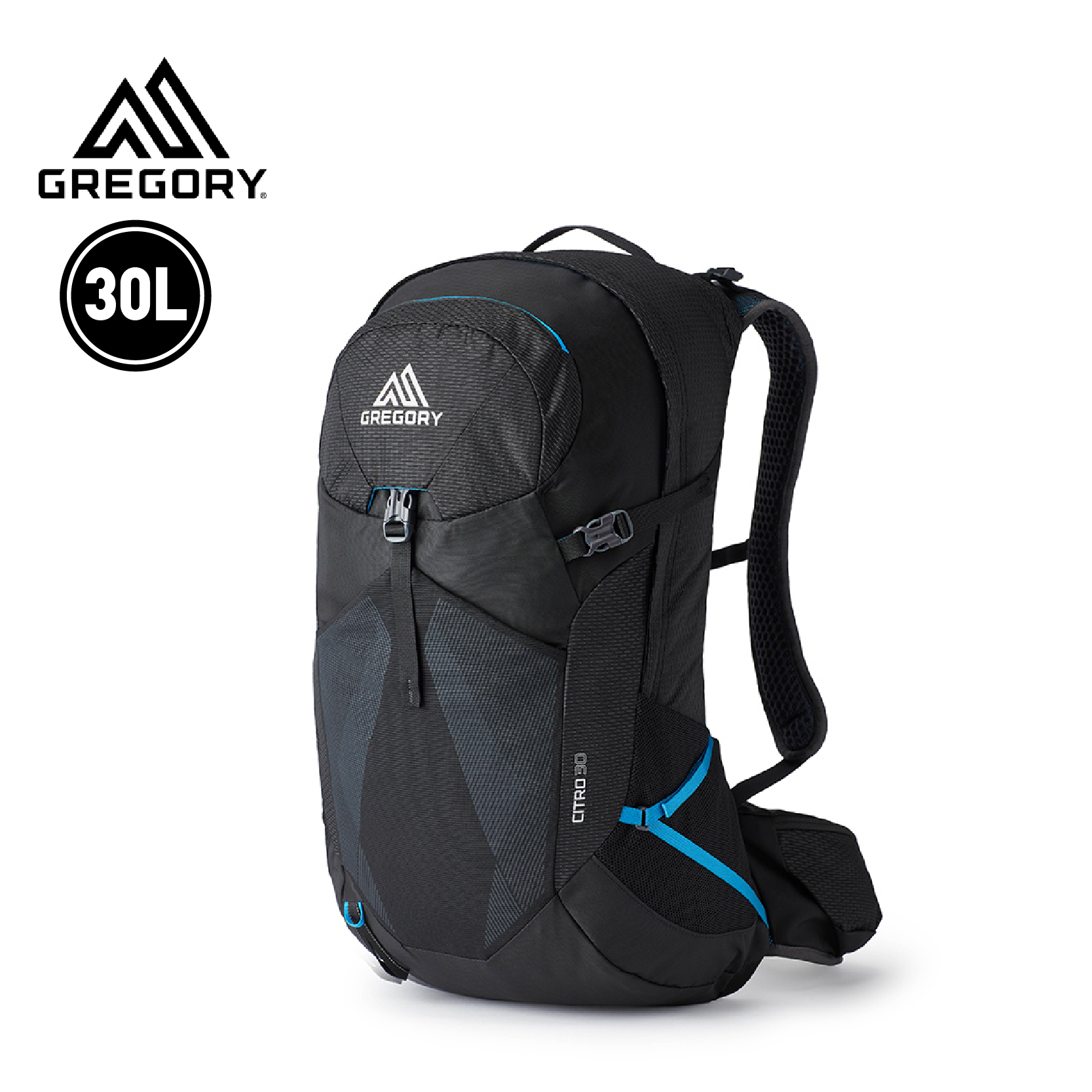 GREGORY 美國 CITRO 多功能登山背包 30L (黑) 72GR126880