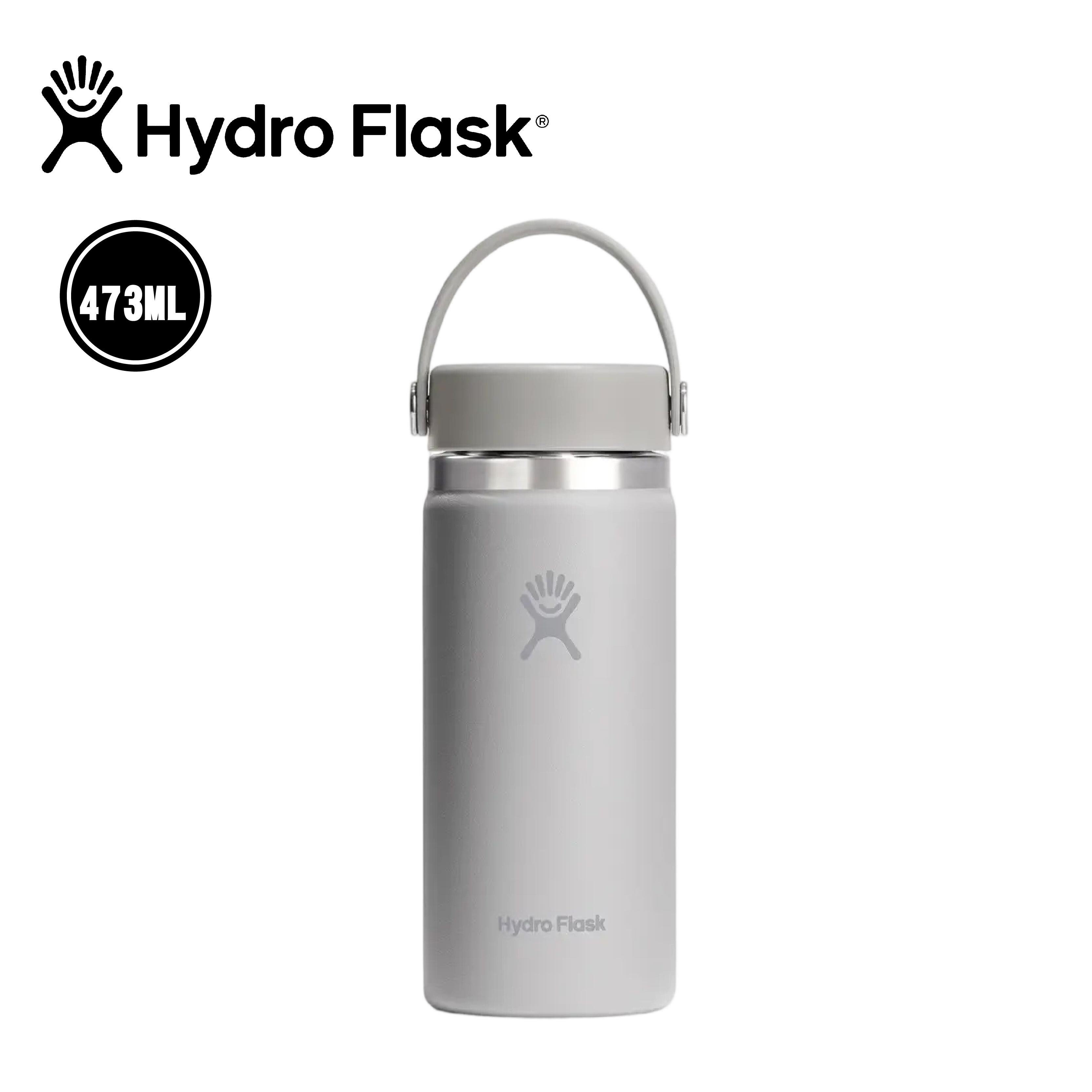 Hydro flask 美國 寬口真空保溫鋼瓶 16oz/473ml (粉灰色) 52HFW16CTS035