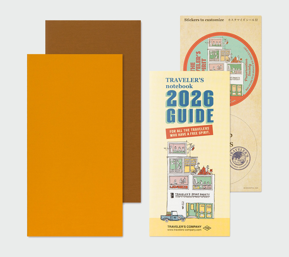 TN 2026 直式週間補充筆記本 Traveler's Notebook 旅人筆記本