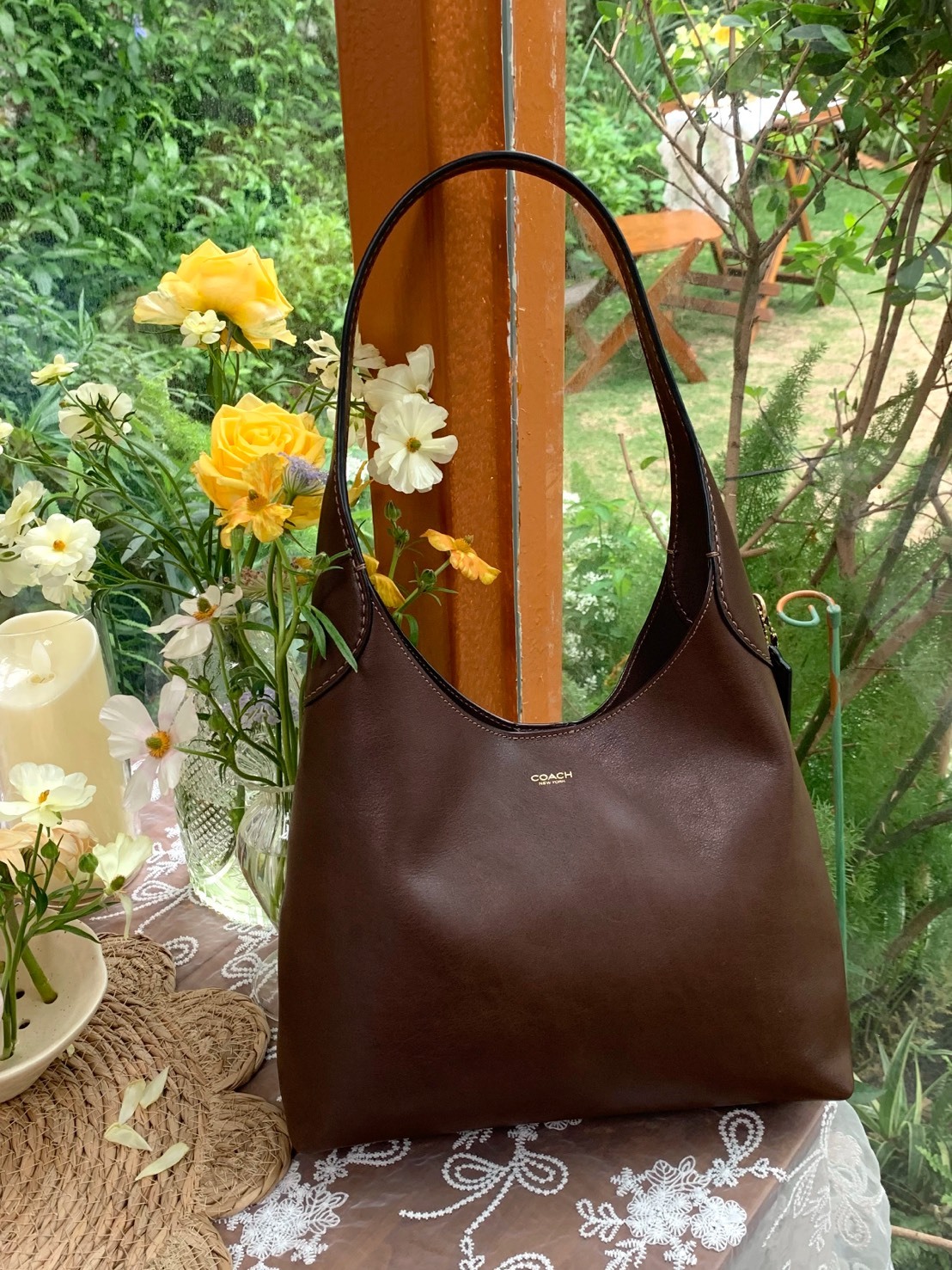 BROOKLYN 28 皮革 單肩 托特包