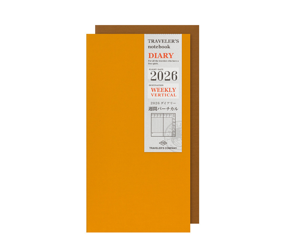 TN 2026 直式週間補充筆記本 Traveler's Notebook 旅人筆記本