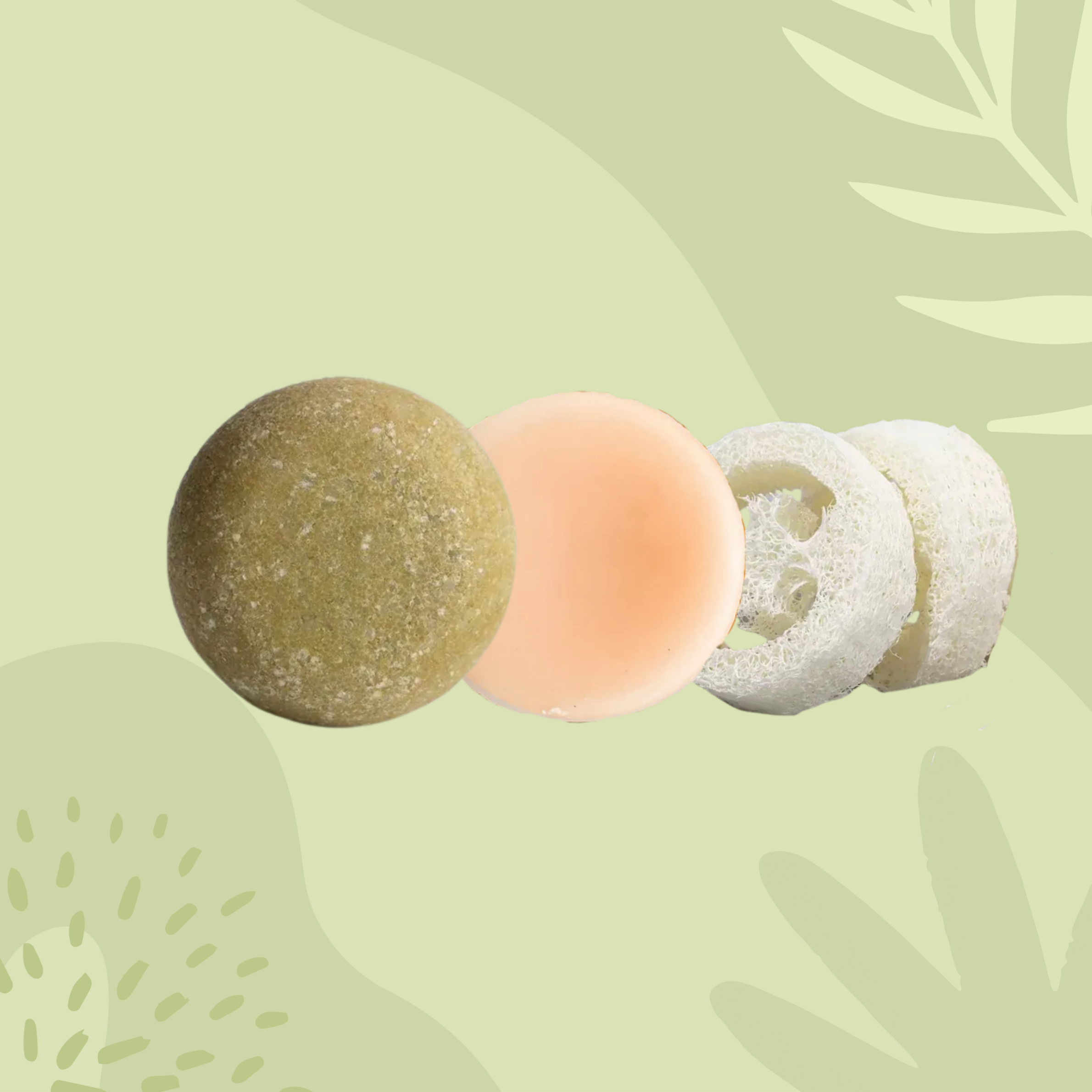 【優惠組合】CLOEE洗髮餅 x 不廢護髮餅（贈絲瓜絡皂盤*1）