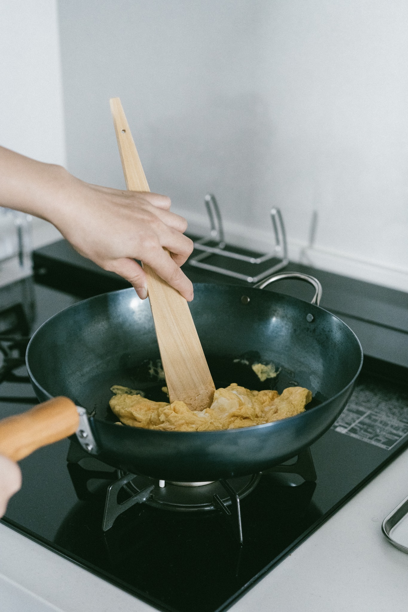 日本橋木屋 味260銀杏木柾目切出炒勺