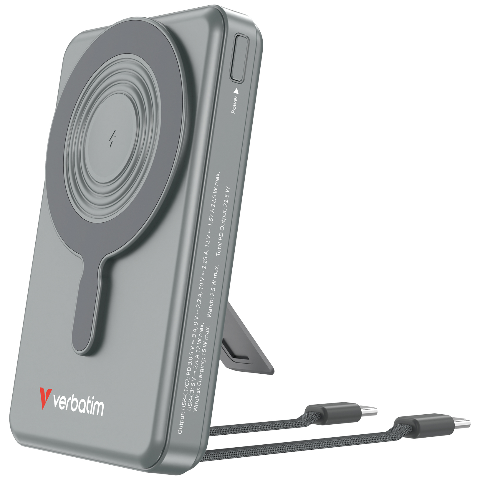 Charge 'n' Go 10000mAh 2C + LED螢幕 流動充電池