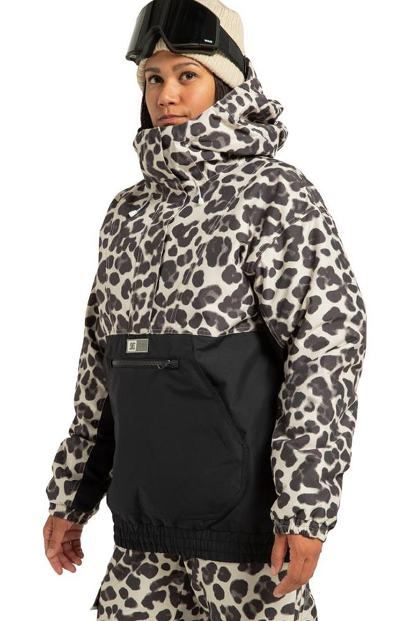 DC SHOES - 女款 CHALET ANORAK 專業滑雪外套（豹紋）