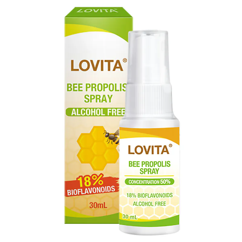 LOVITA愛維他 加拿大蜂膠噴霧(18%生物類黃酮)(30ML/瓶)