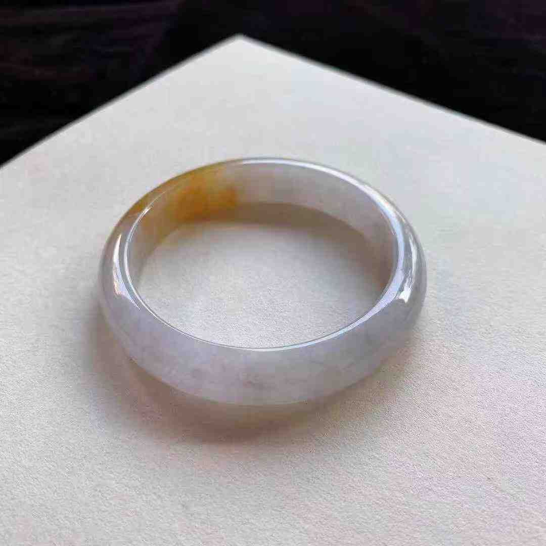 9235646 57mm黃翡翡翠正圈手鐲 (56-58)