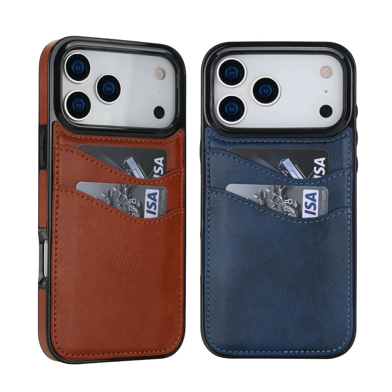 XPRO - Slim Card Clip - iPhone 17 Case 貼身防撞皮革插卡手機保護殼