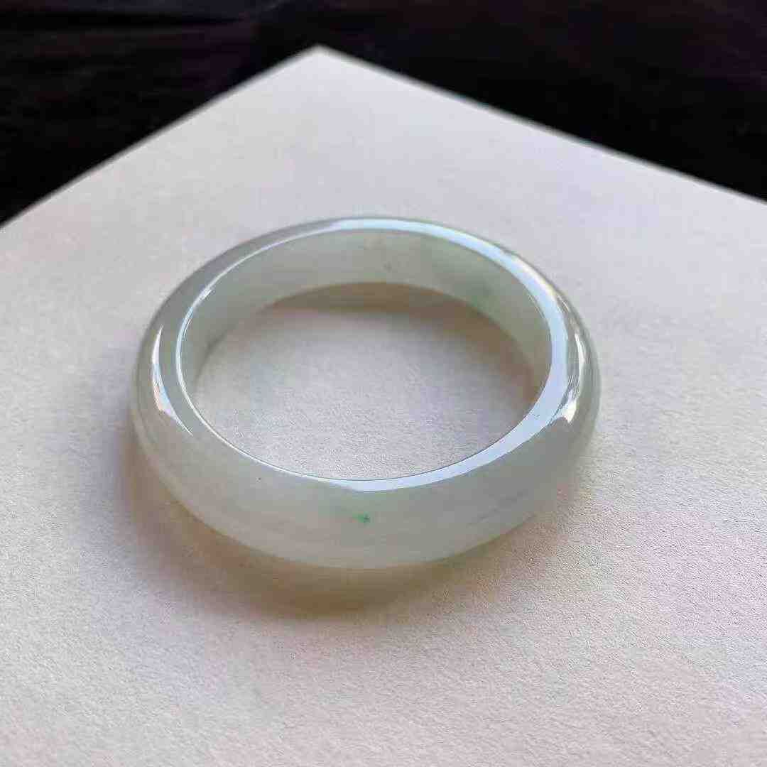 冰種晴綠翡翠正圈手鐲,天然翡翠A玉, 緬甸玉, Jade, Jadeite