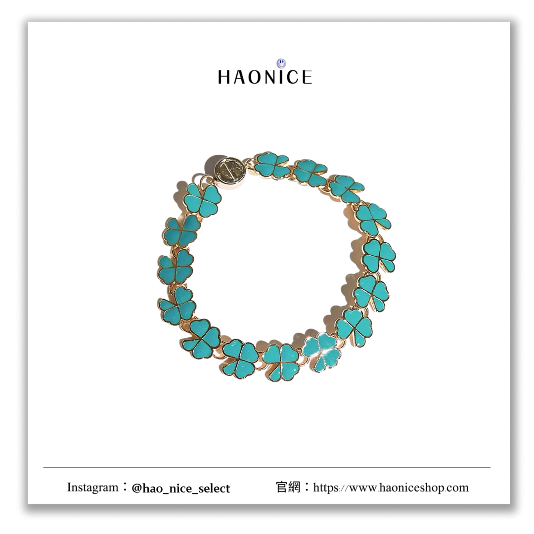 【HAO NICE 】100%韓國正品🇰🇷 peaceminusone 幸運四葉草手鍊 GD權志龍同款反戰手鍊❤️