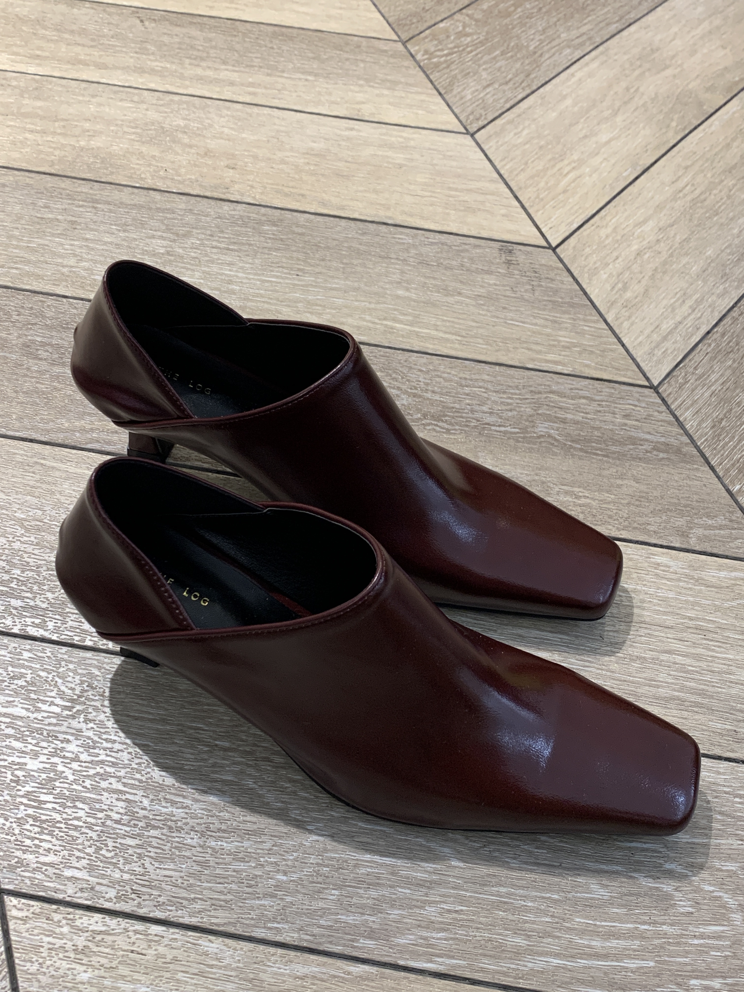 方頭高跟鞋#4904