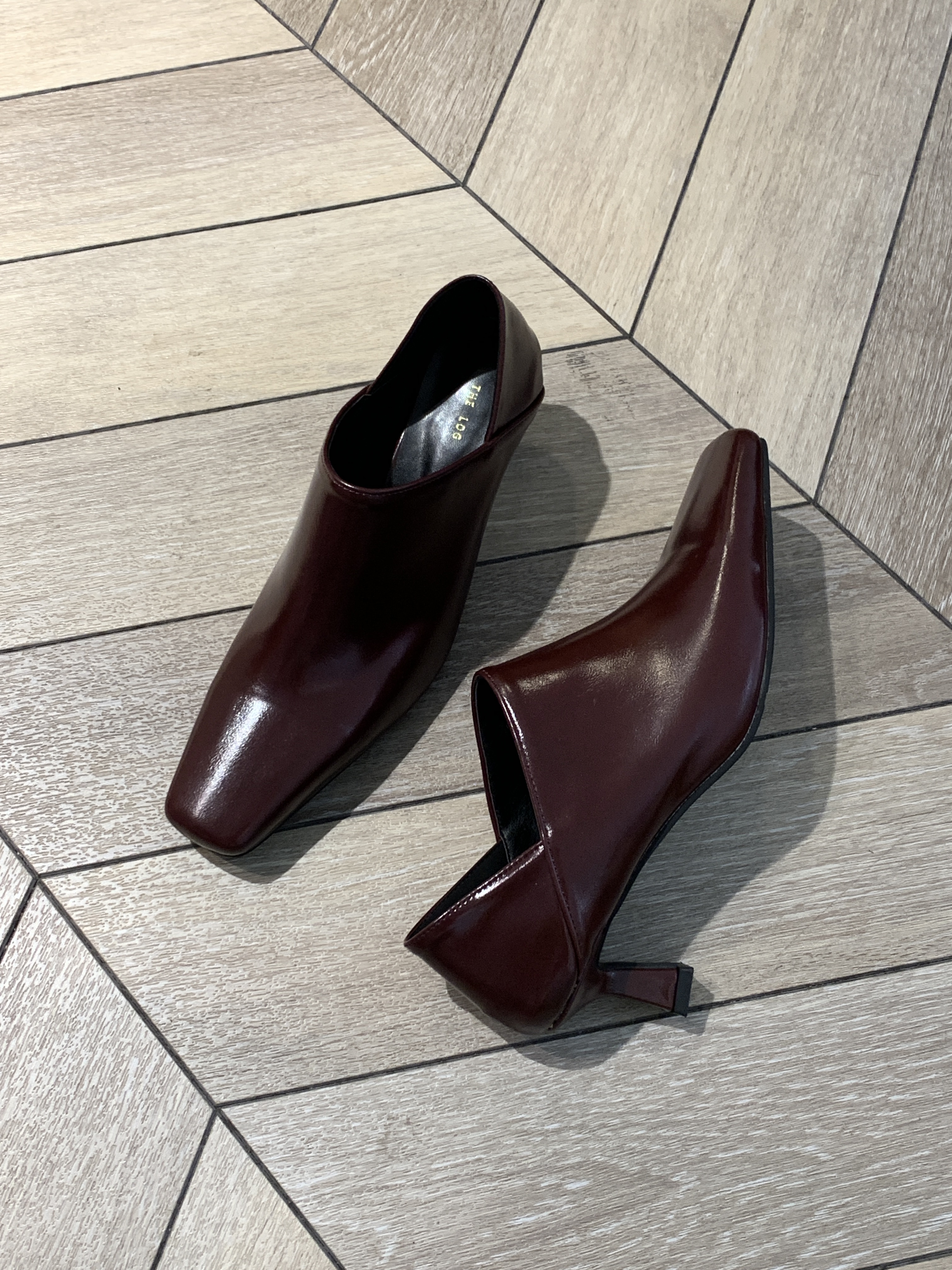 方頭高跟鞋#4904