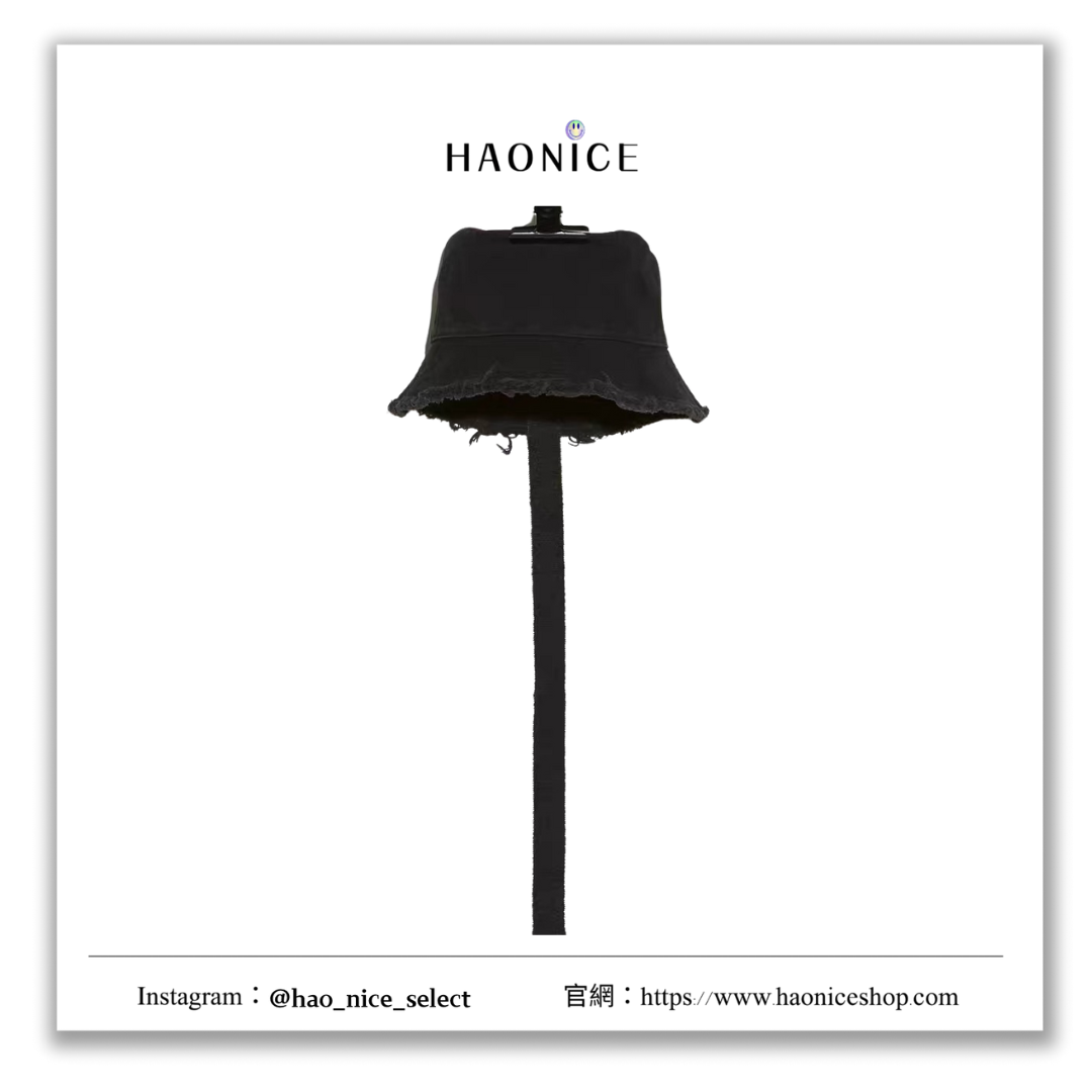 【HAO NICE 】100%韓國正品🇰🇷 peaceminusone漁夫帽權志龍GD同款pmo做舊破壞風 黑盆帽🖤