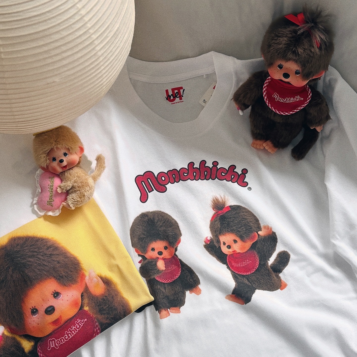 🇯🇵限定款 "大童/成人款" 日本 UNIQLO UT × Monchhichi 蒙奇奇 短袖