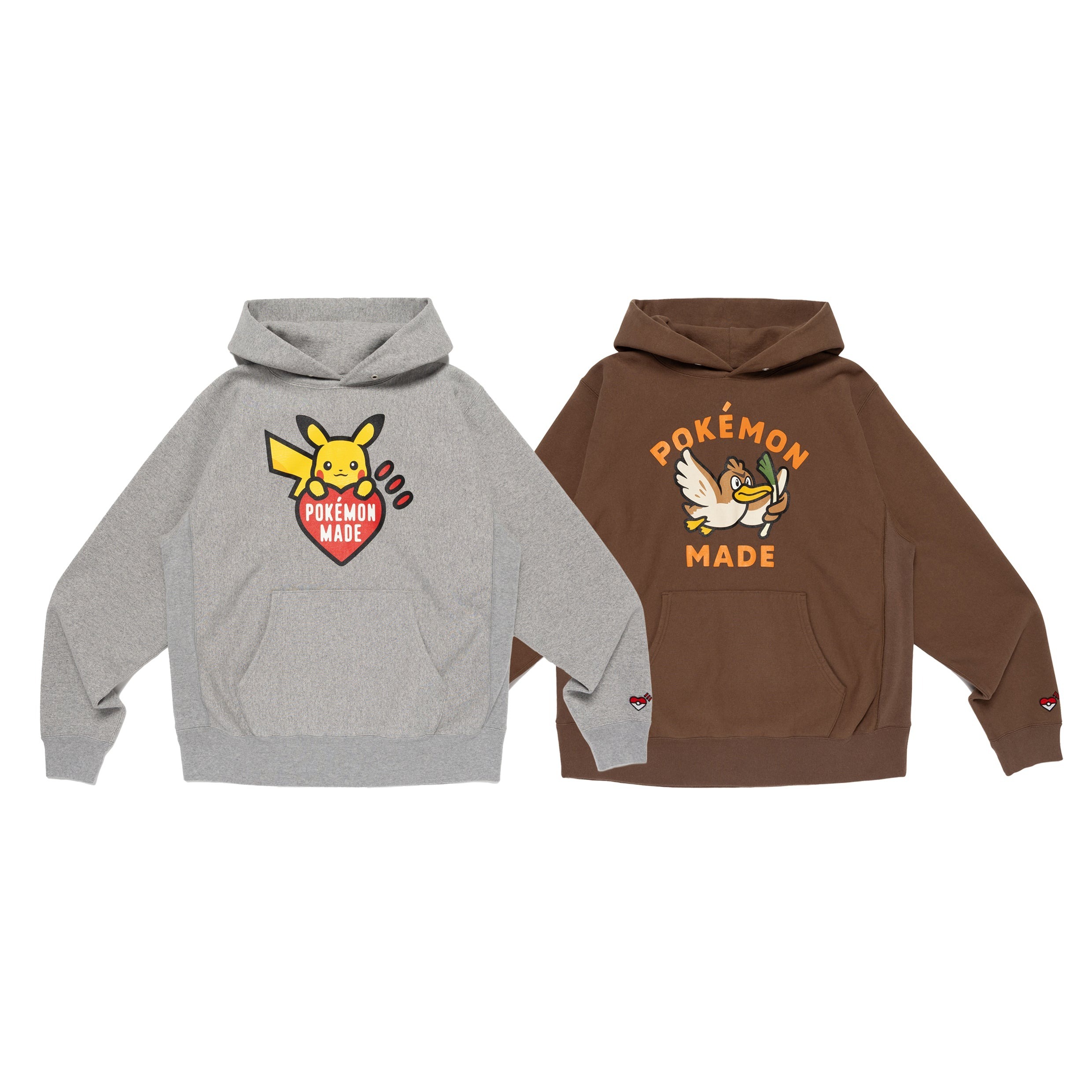 2025AW HUMAN MADE POKEMON HEAVYWEIGHT HOODIE 寶可夢 聯名 皮卡丘 大蔥鴨 帽T 現貨 XX30CS006