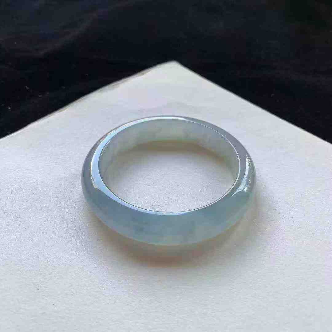 9235650 52.8mm冰艷紫翡翠正圈手鐲 (52-54)