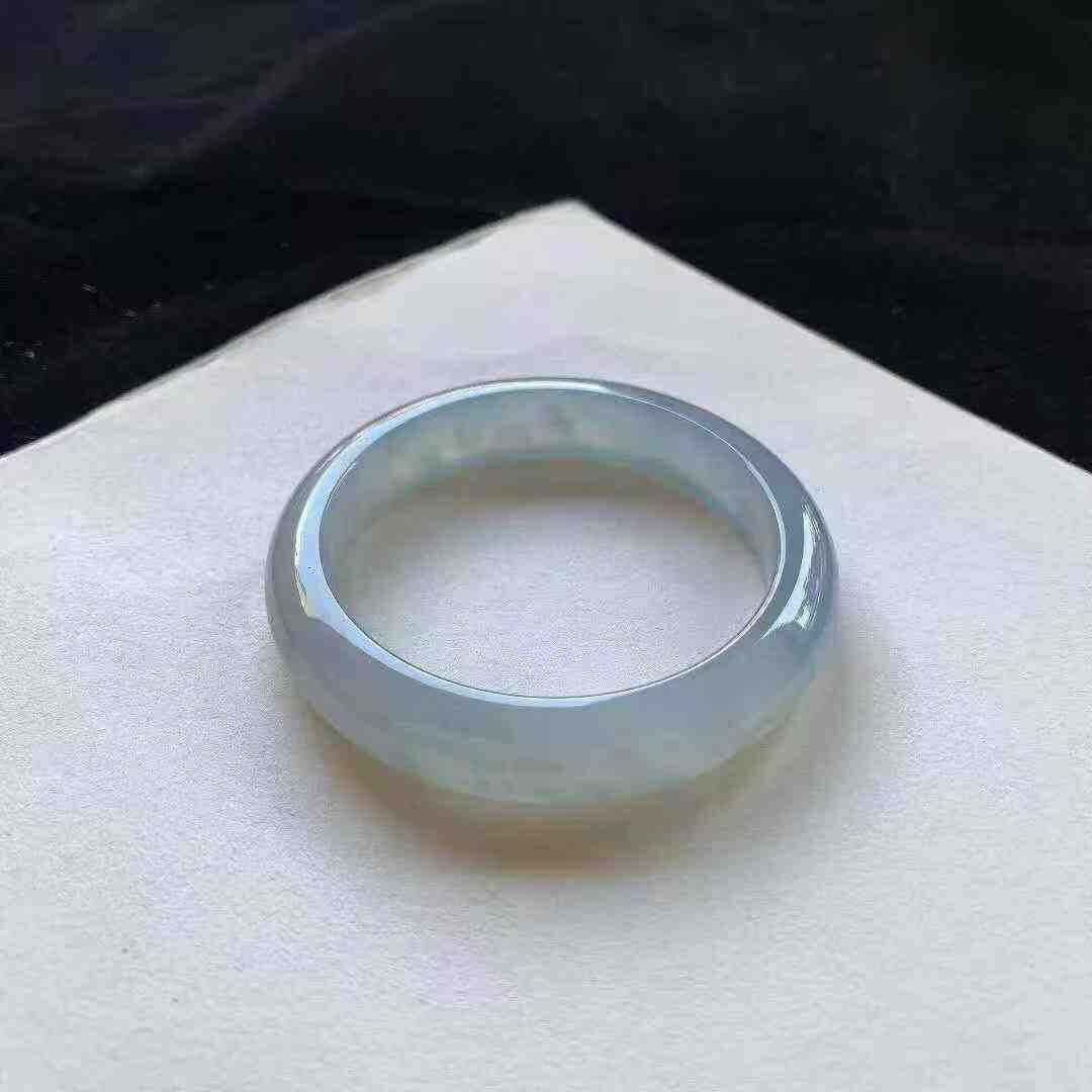 9235650 52.8mm冰艷紫翡翠正圈手鐲 (52-54)