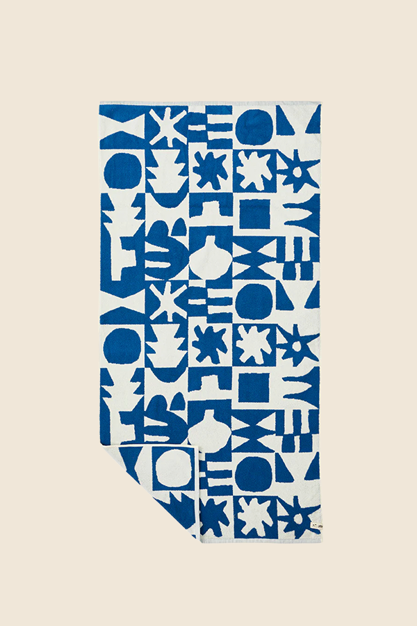 SLOWTIDE - UPTON 浴巾 （海軍藍）