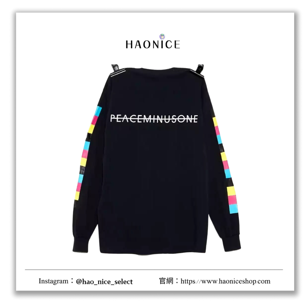 【HAO NICE 】100%韓國正品🇰🇷 PEACEMINUSONE 權志龍GD同款 聯名藤原浩長袖大學踢⚡️