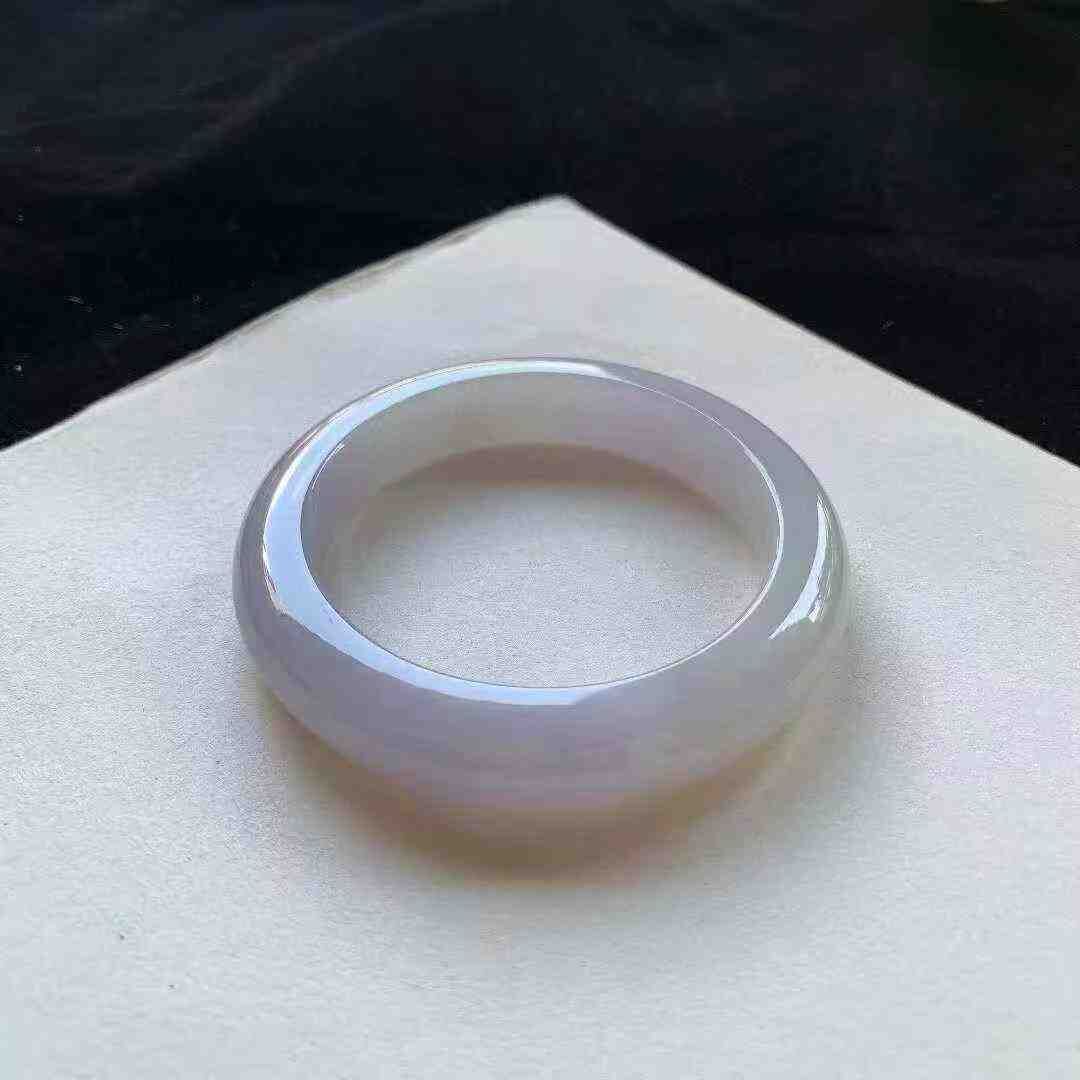9235651 54.5mm冰艷紫翡翠正圈手鐲 (54-56)