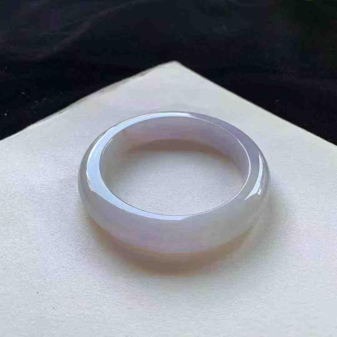 9235651 54.5mm冰艷紫翡翠正圈手鐲 (54-56)