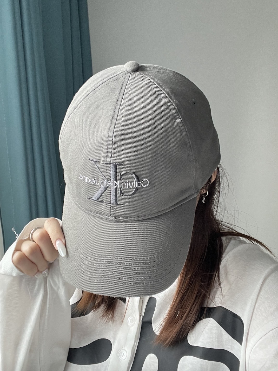 CALVIN KLEIN CK刺繡鴨舌帽