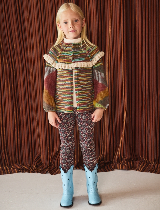 Misha & Puff  幾何圖案打底褲 -Legging Madder Root Folk Tile