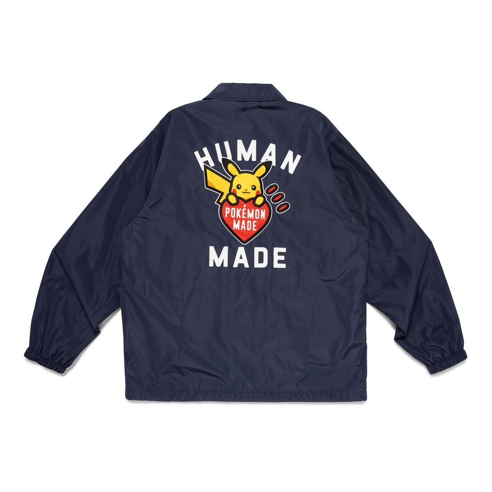 2025AW HUMAN MADE POKEMON MADE COACH JACKET 皮卡丘 愛心 刺繡 教練外套 現貨 XX30JK005