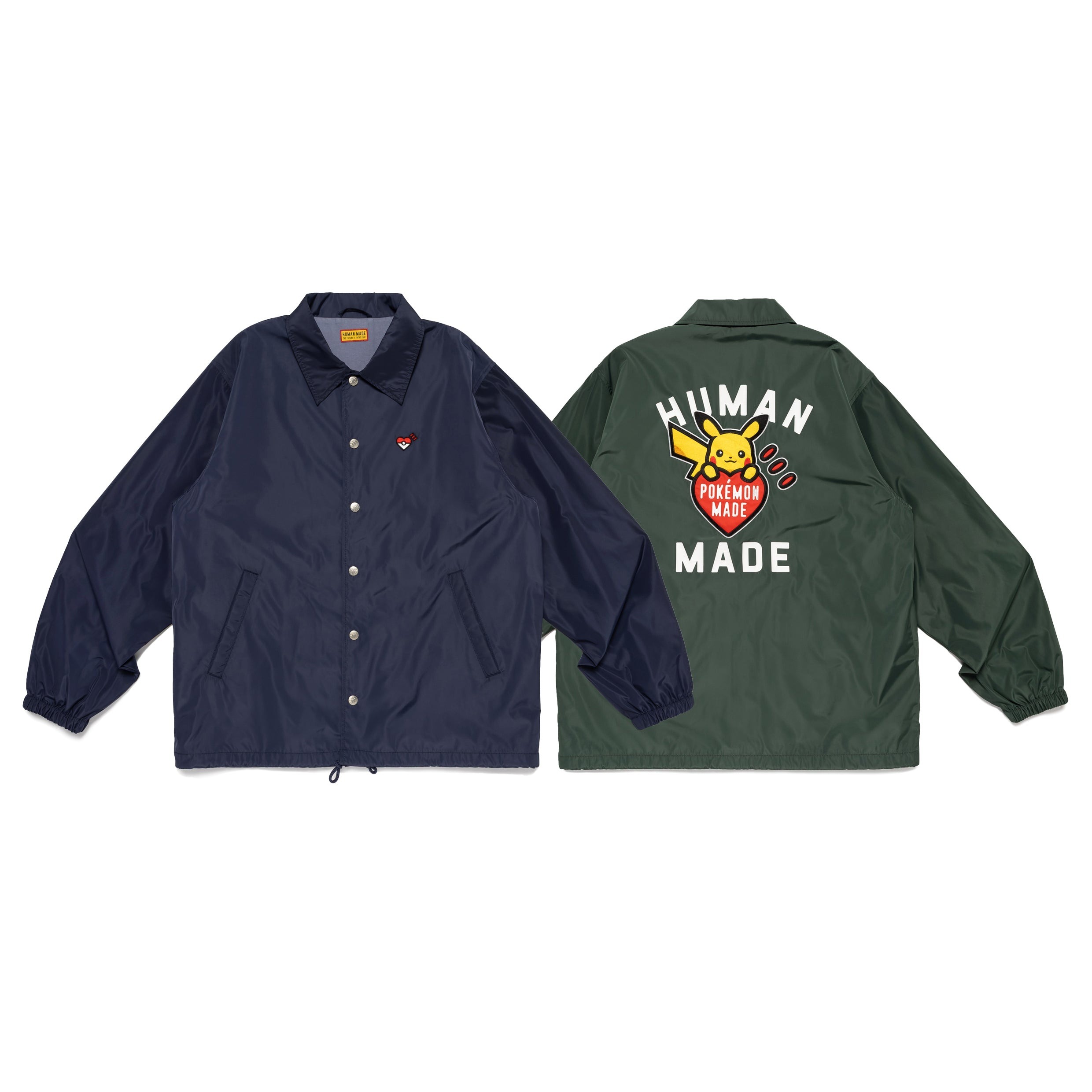 緑 2XL POKEMON MADE COACH JACKET ポケモン human made Pokémon coach jacket グリーン M ☆Human Made x Pokemon